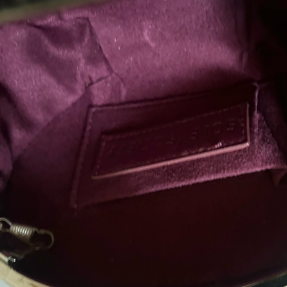 Sole Society Bag Crossbody bag Going Out Party Date Night New Years Eve Plum Vel - Picture 5 of 5